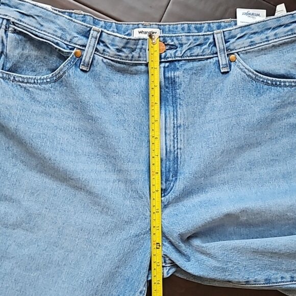 Wrangler High Rise Kick Flare (Wrock 627) Jeans Light-Medium "Control" Wash - 33 - Picture 13 of 15